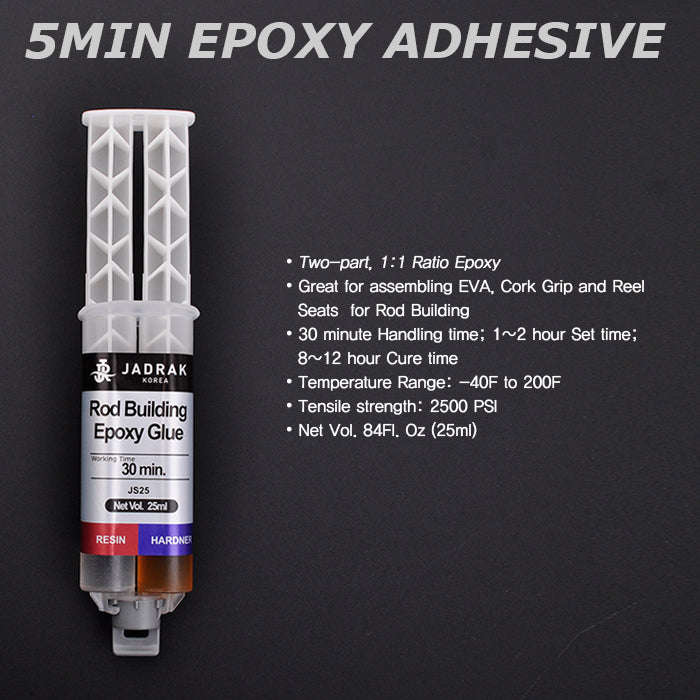 Jadrak 30 Min Syringe Epoxy Adhesive (JS25) – Duri Fishing